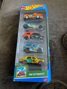 Hot Wheels Getaways 5-Pack